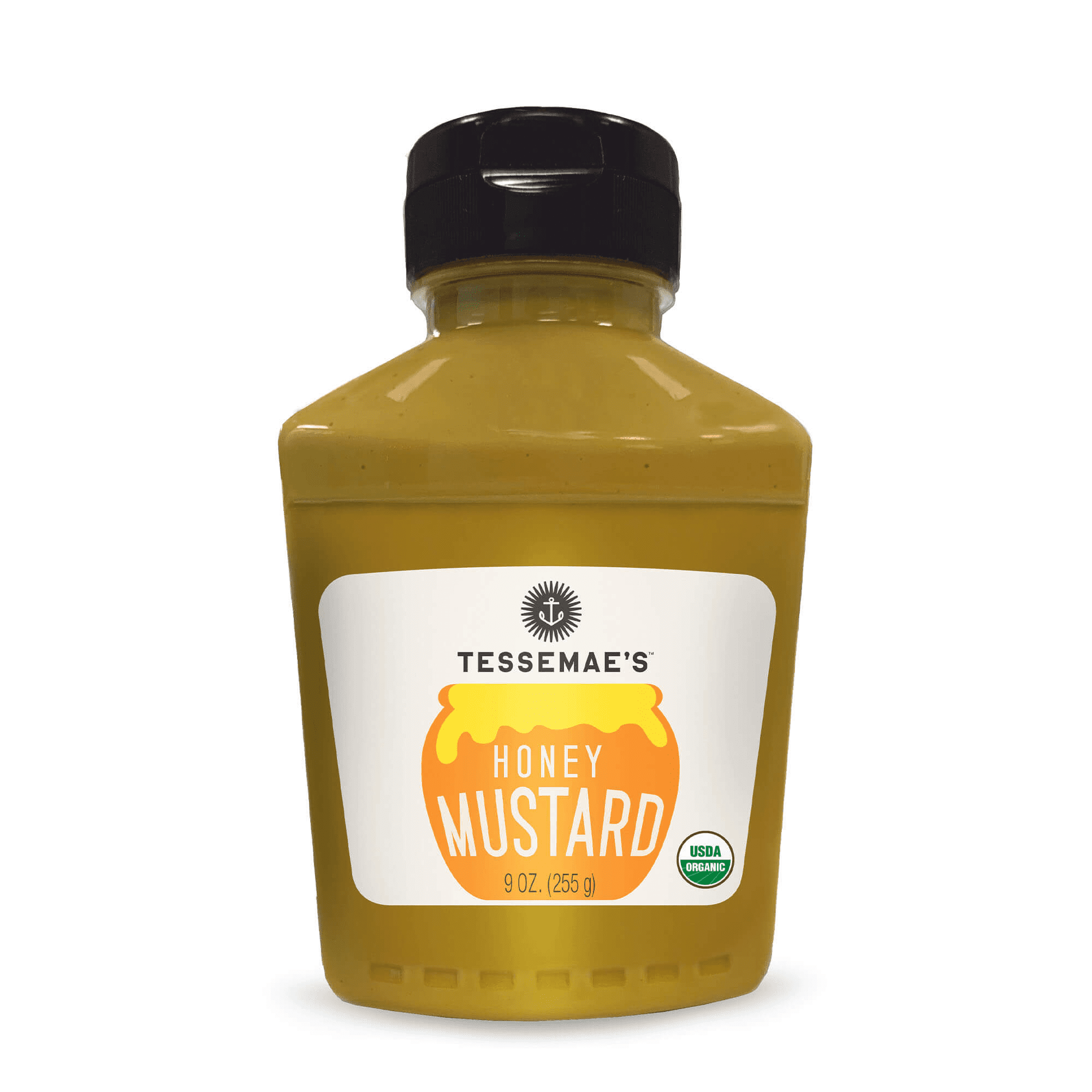 Tessemae's Organic Honey Mustard Squeeze Bottle 6 units per case 9.0 oz