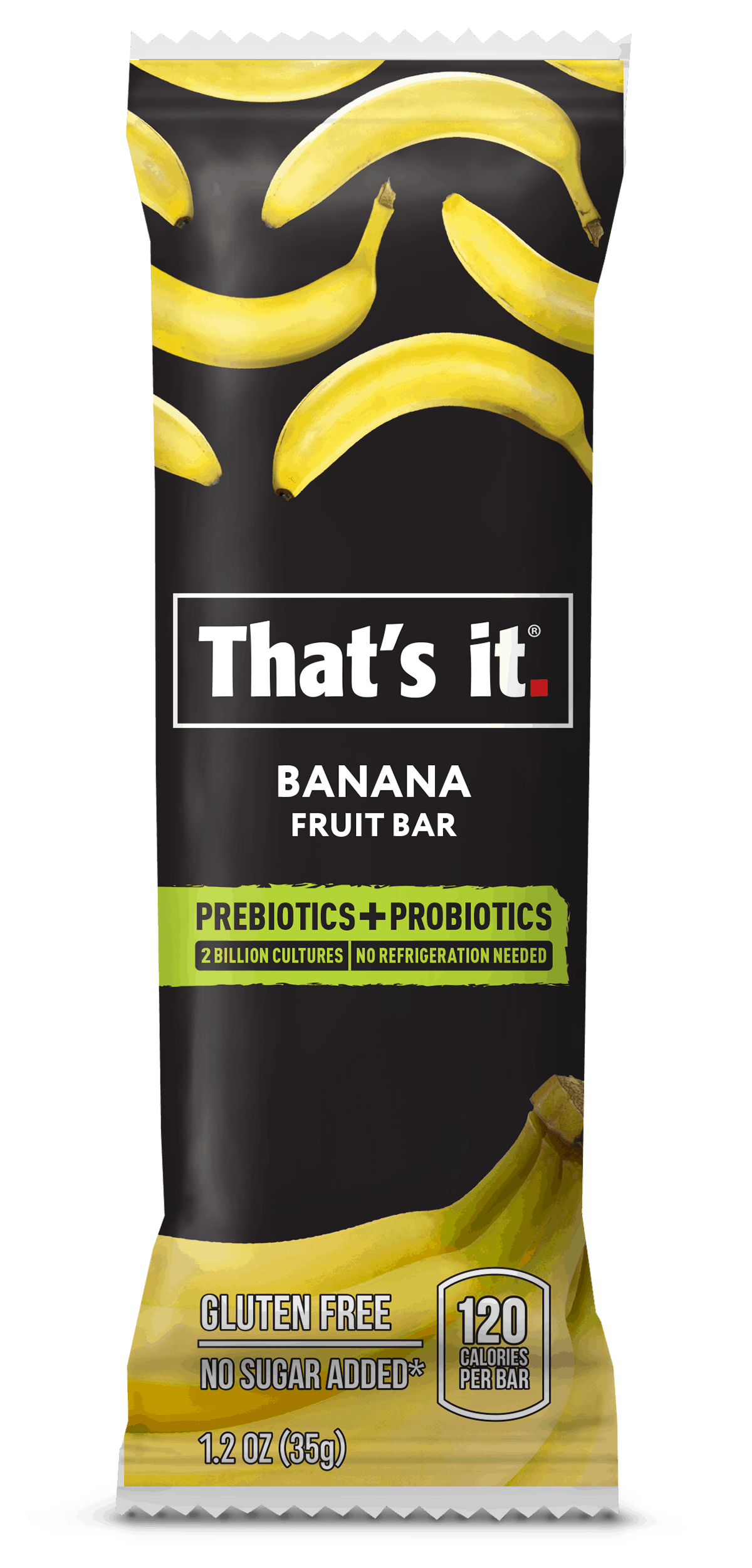 That's It Probiotic Fruit Bar Banana 12 innerpacks per case 14.4 oz