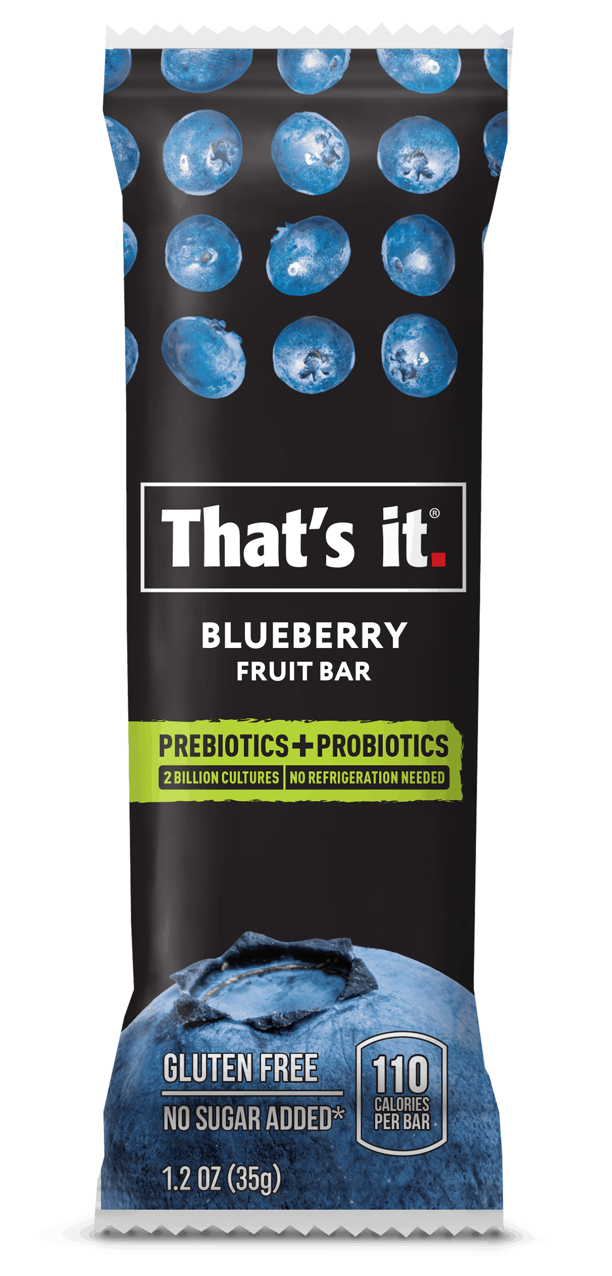 That's It Probiotic Fruit Bar Blueberry 12 innerpacks per case 14.4 oz
