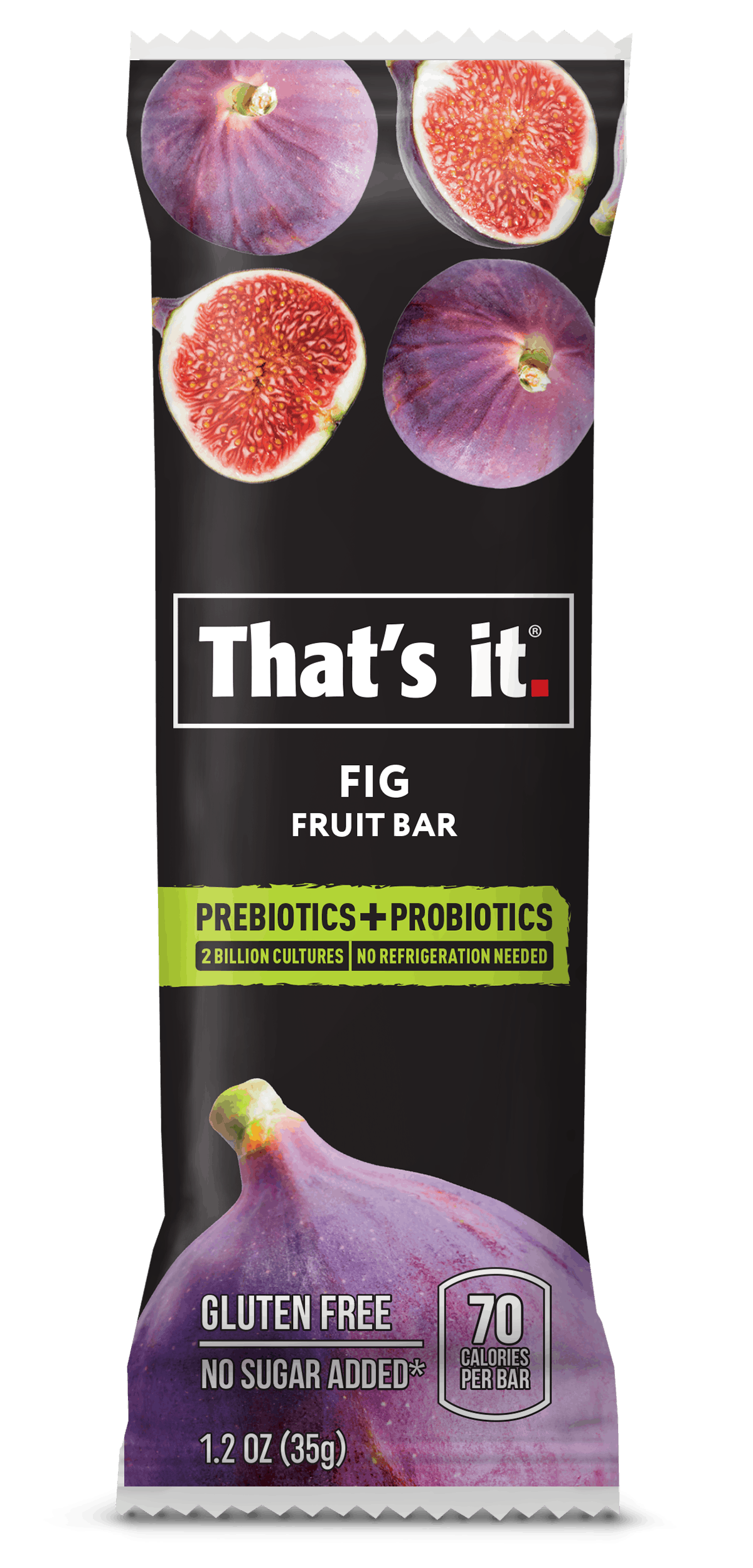 That's It Probiotic Fruit Bar Fig 12 innerpacks per case 14.4 oz