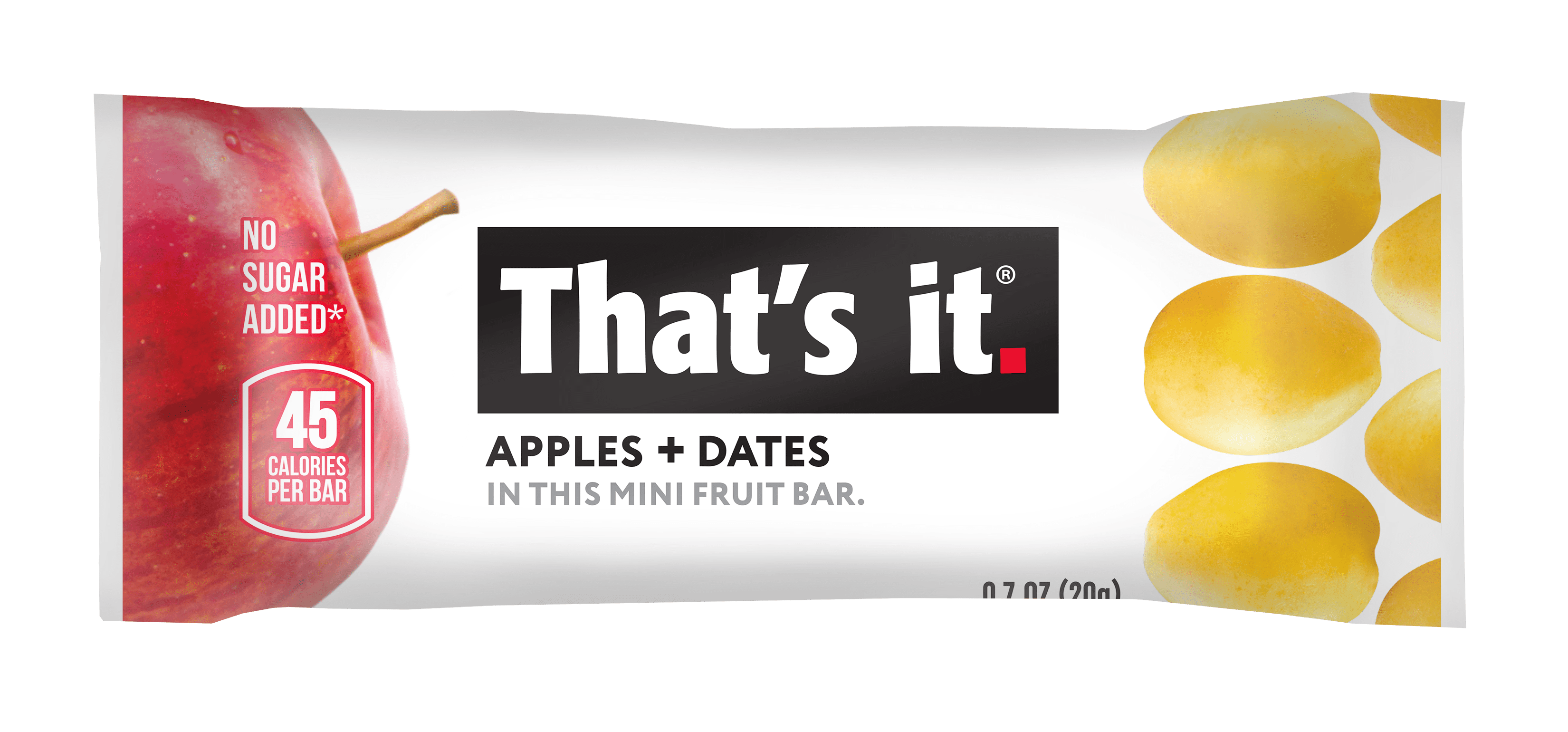 That's It Mini Fruit Bar Apple Date 50 units per case 0.7 oz