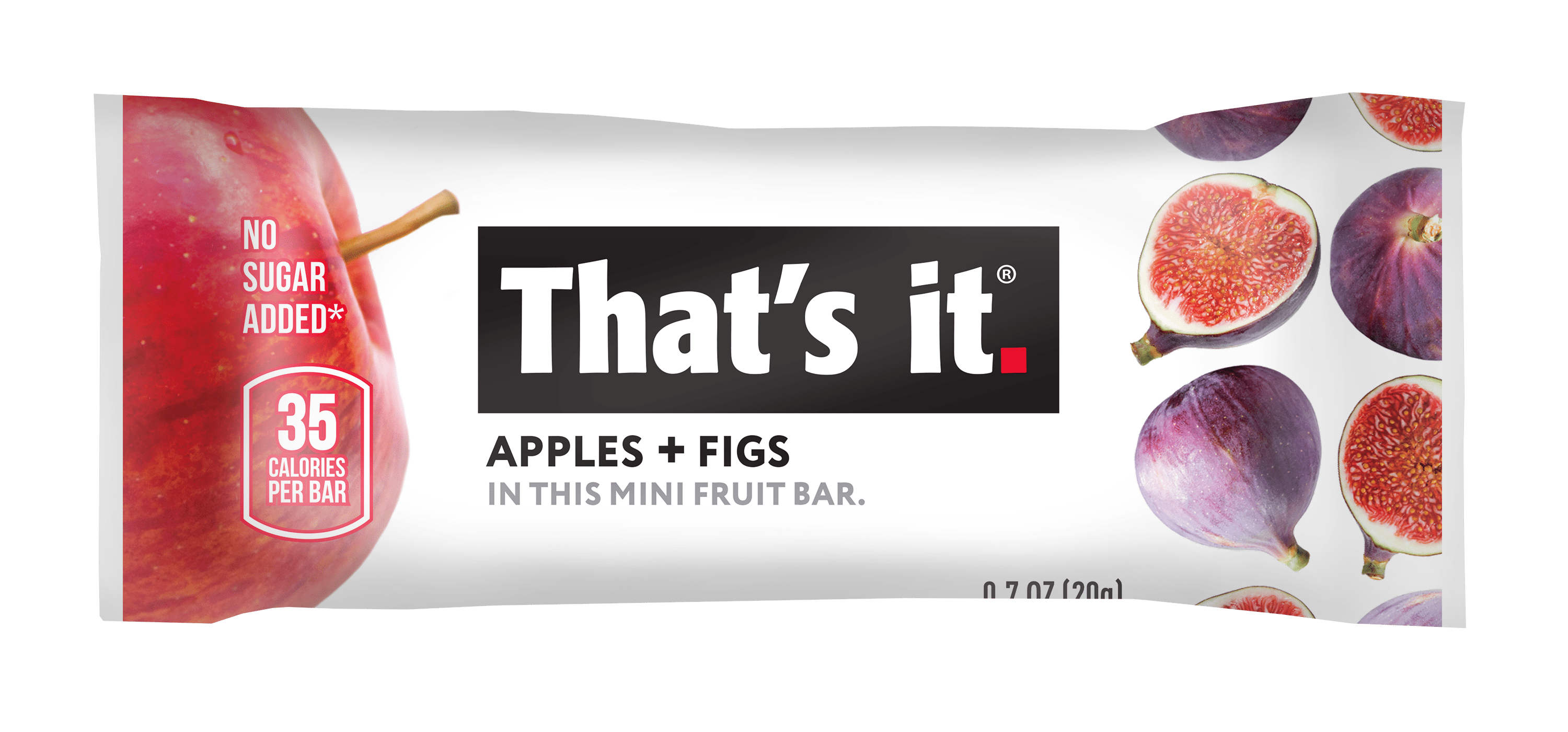 That's It Mini Fruit Bar Apple + Fig 50 units per case 0.7 oz