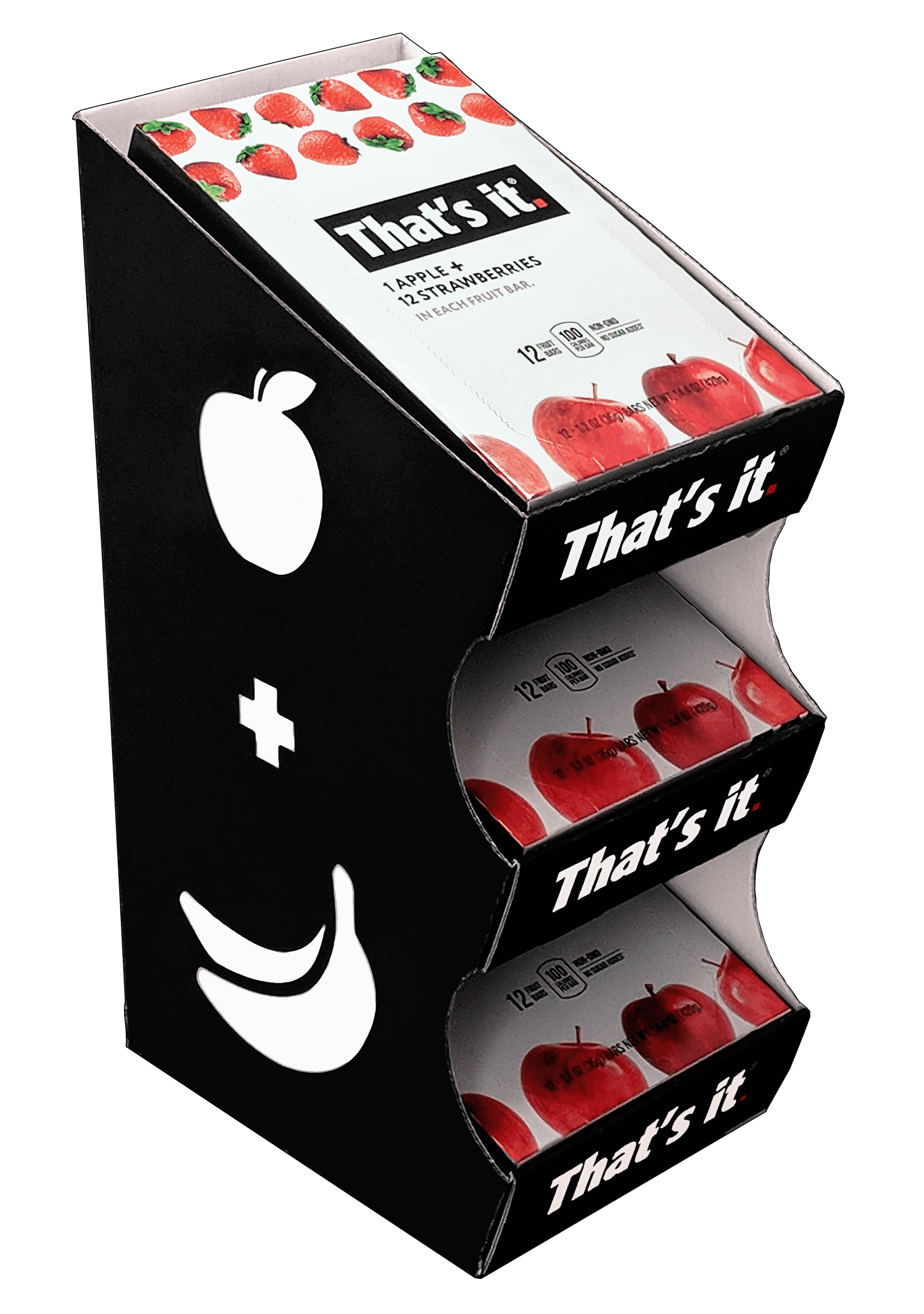 That's It Bar 3 Flavor Mixed Counter Display 3 innerpacks per case 14.4 oz