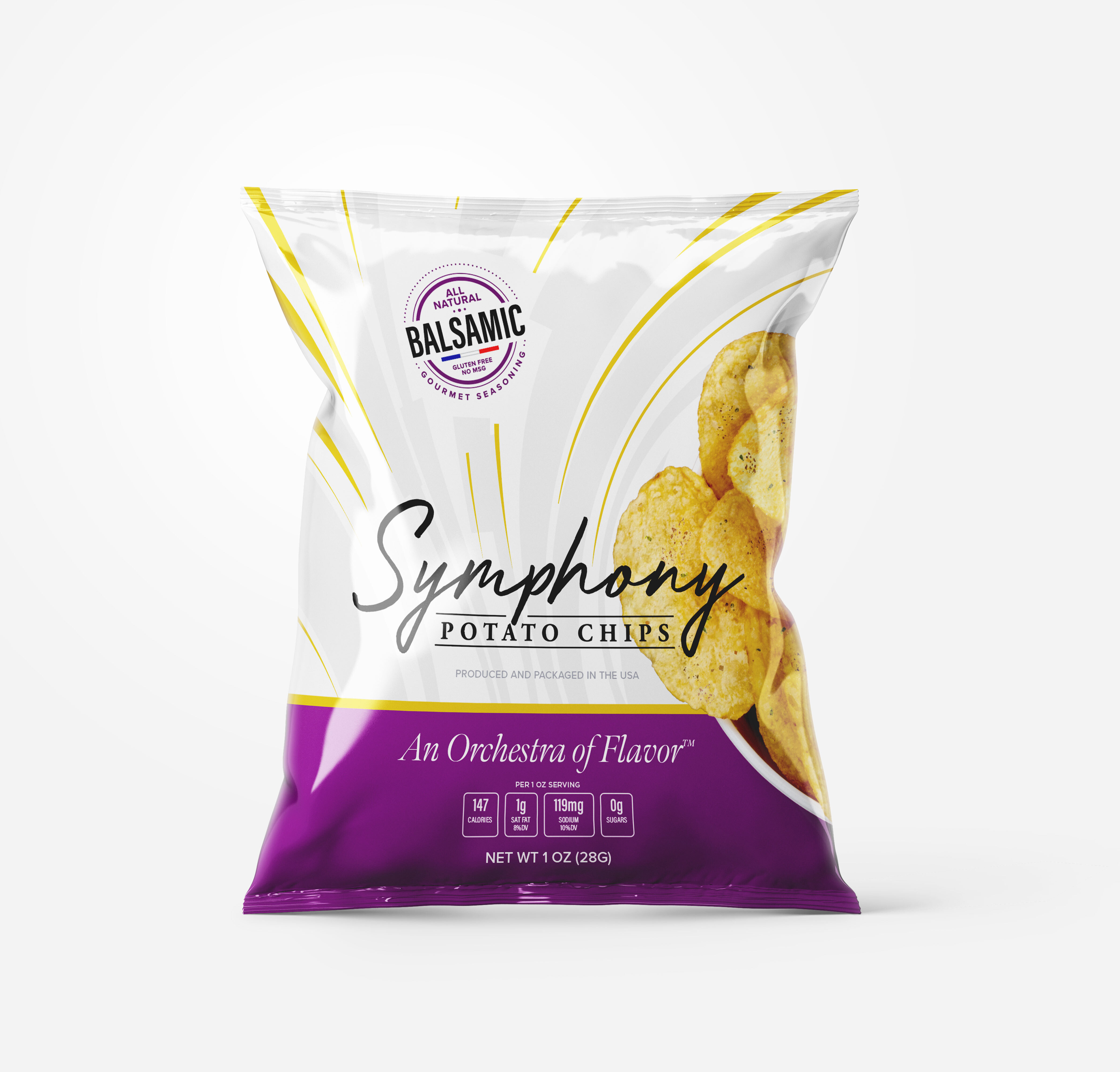 Symphony Chips, Balsamic 60 units per case 1.5 oz