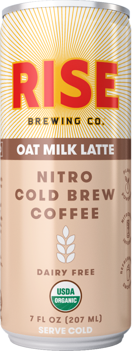 RISE Brewing Co., Oat Milk Latte 12 units per case 7.0 fl