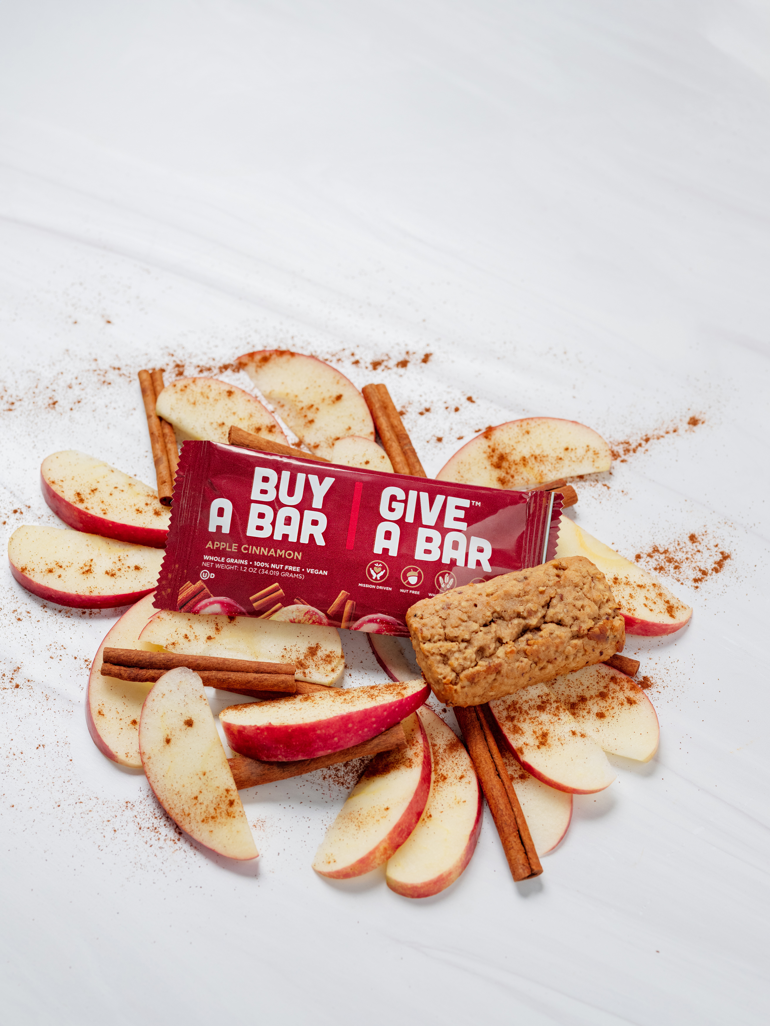 Buy A Bar Give A Bar™ -  Apple Cinnamon Oat Bar 60 units per case 1.2 oz