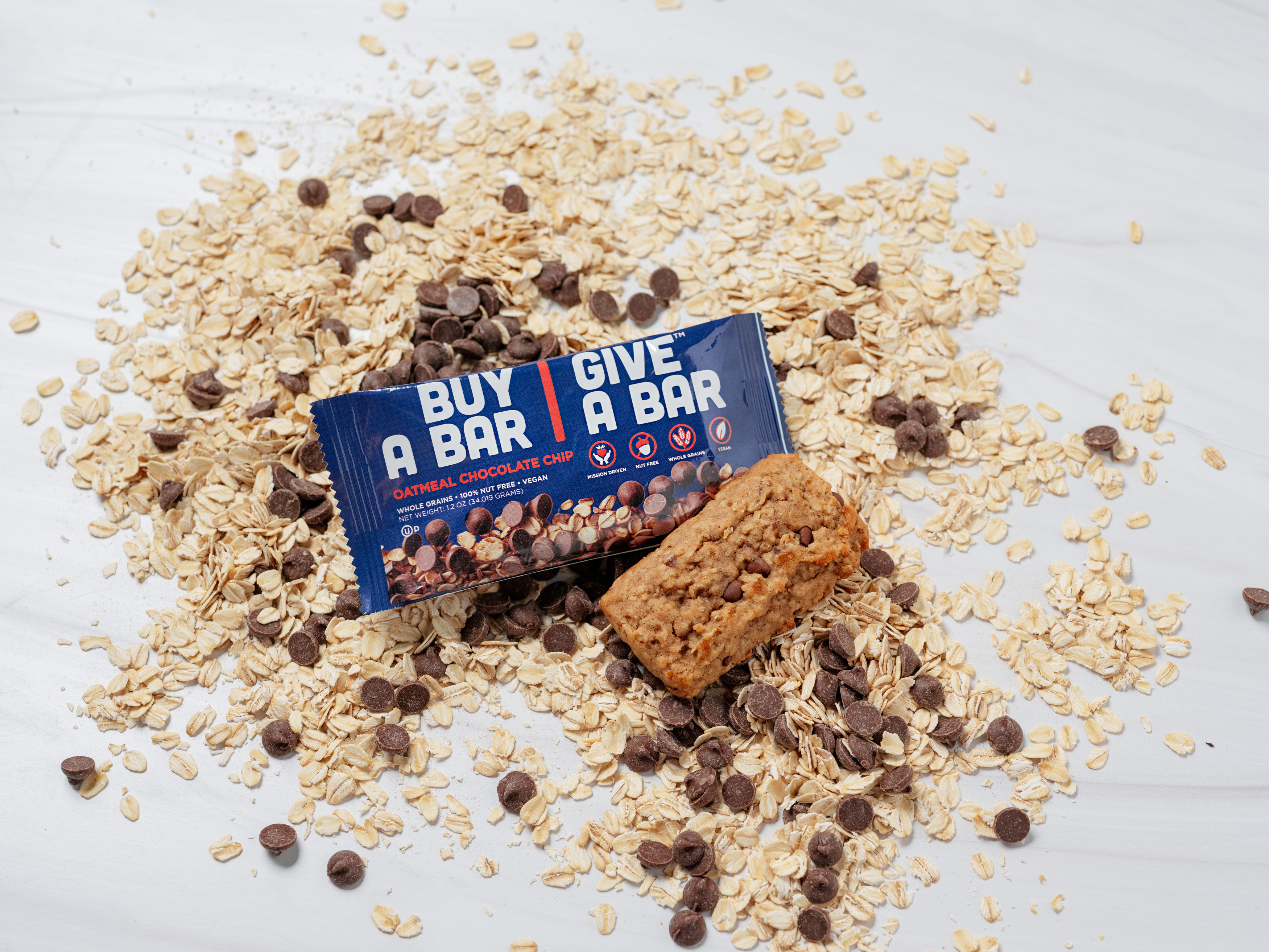 Buy A Bar Give A Bar™ -  Oatmeal Chocolate Bar 60 units per case 1.2 oz