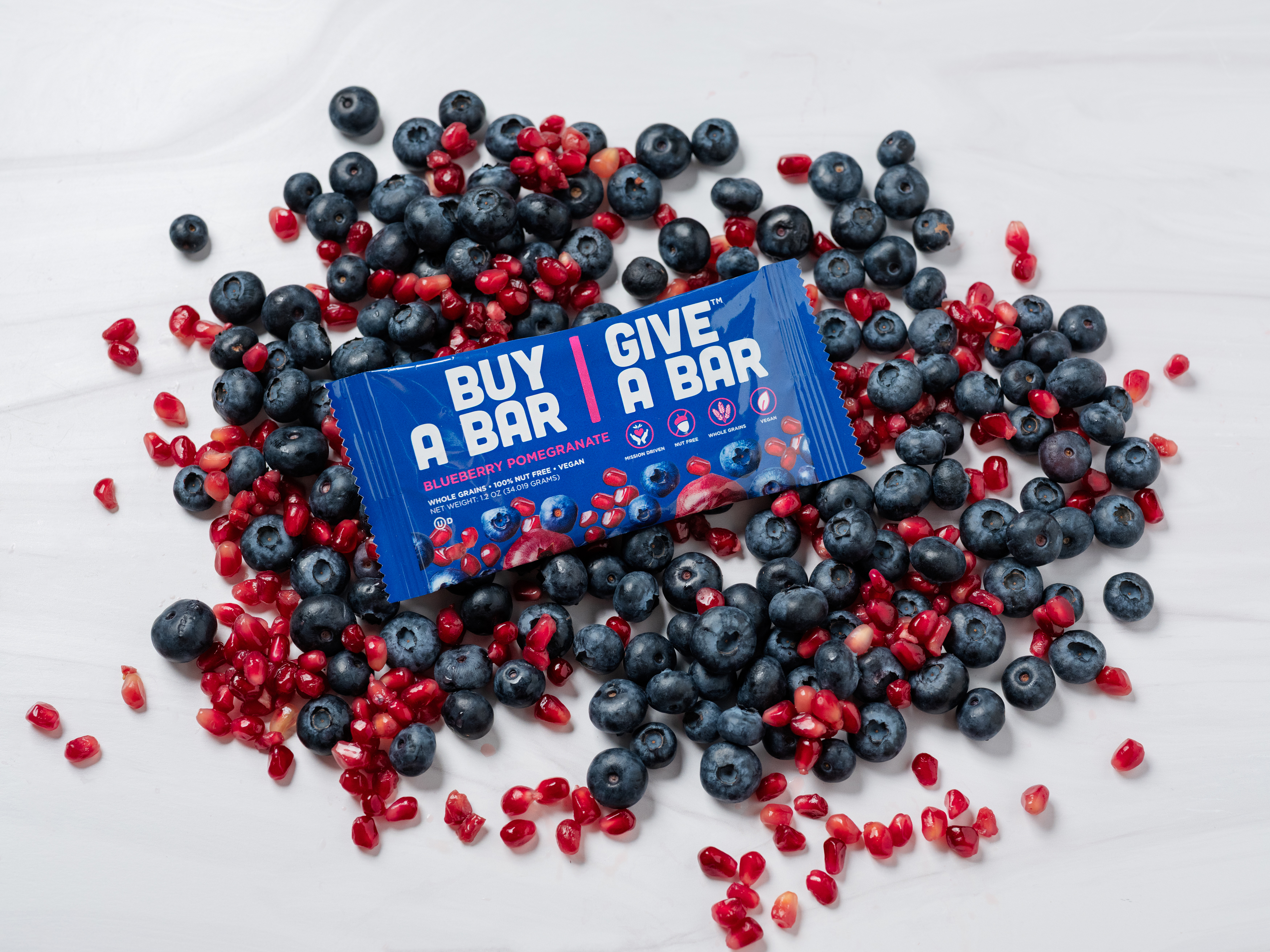 Buy A Bar Give A Bar™ - Blueberry Pomegranate Oat Bar 60 units per case 1.2 oz
