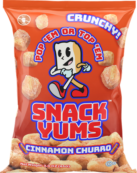 Snack Yums® - Cinnamon Churro 24 units per case 3.0 oz