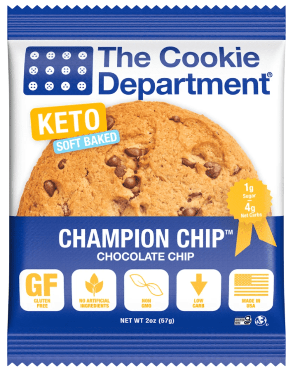 The Cookie Department, Champion Chip Keto Cookies 8 innerpacks per case 16.0 oz