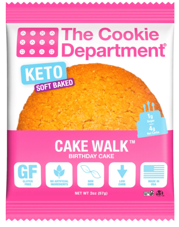 The Cookie Department, Cake Walk Keto Cookies  8 innerpacks per case 16.0 oz
