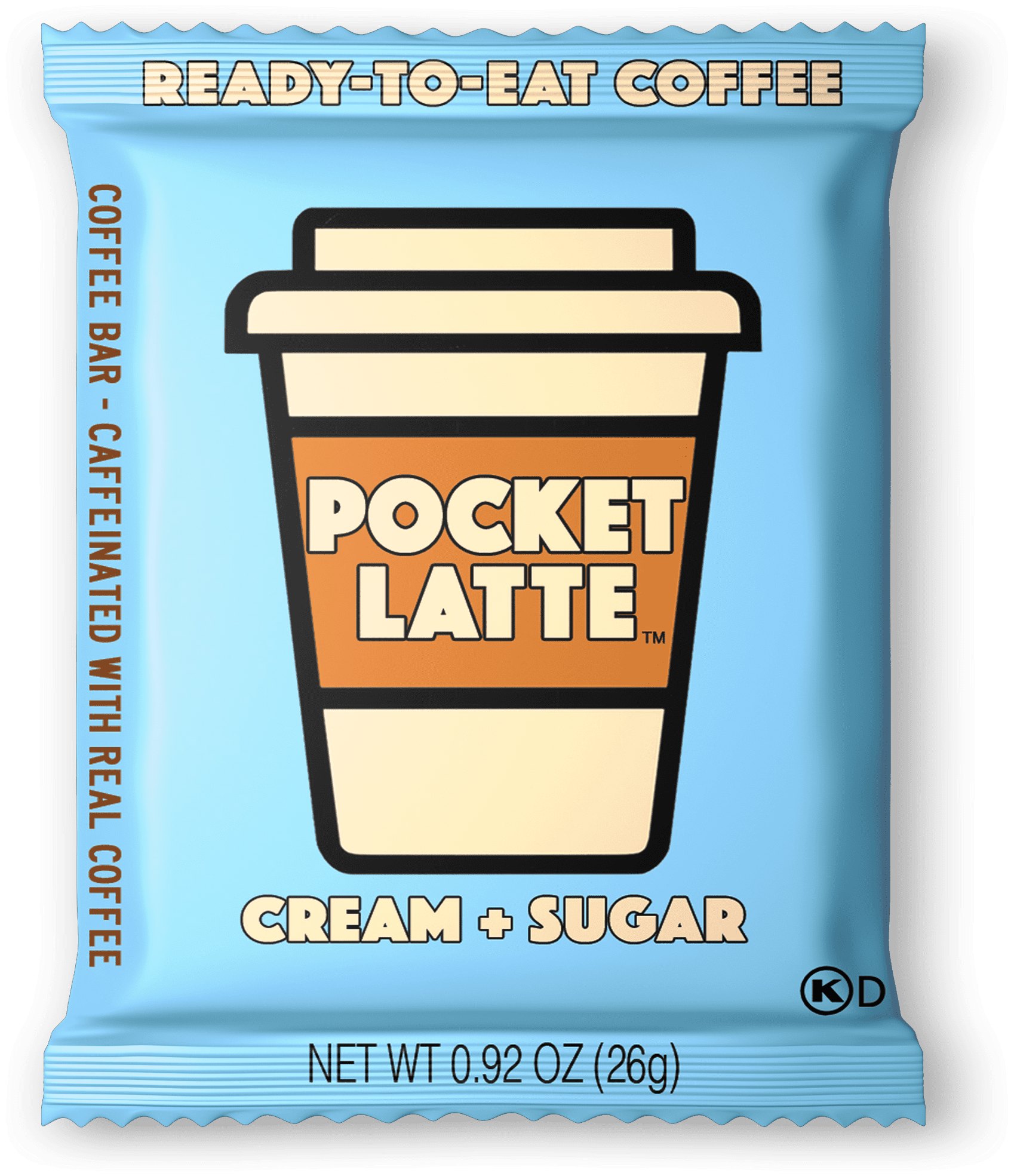 Pocket Latte ''Cream + Sugar'' Coffee Bar 8 innerpacks per case
