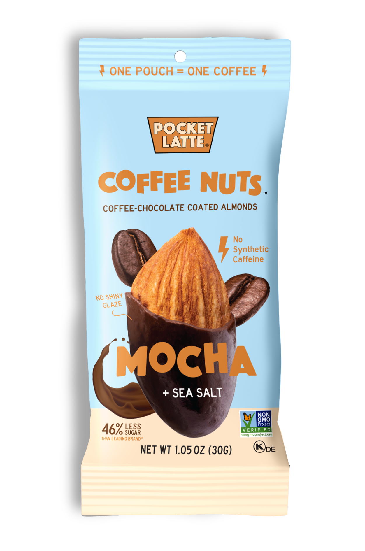 Pocket Latte "Mocha + Sea Salt" Coffee Nuts 72 units per case 1.1 oz