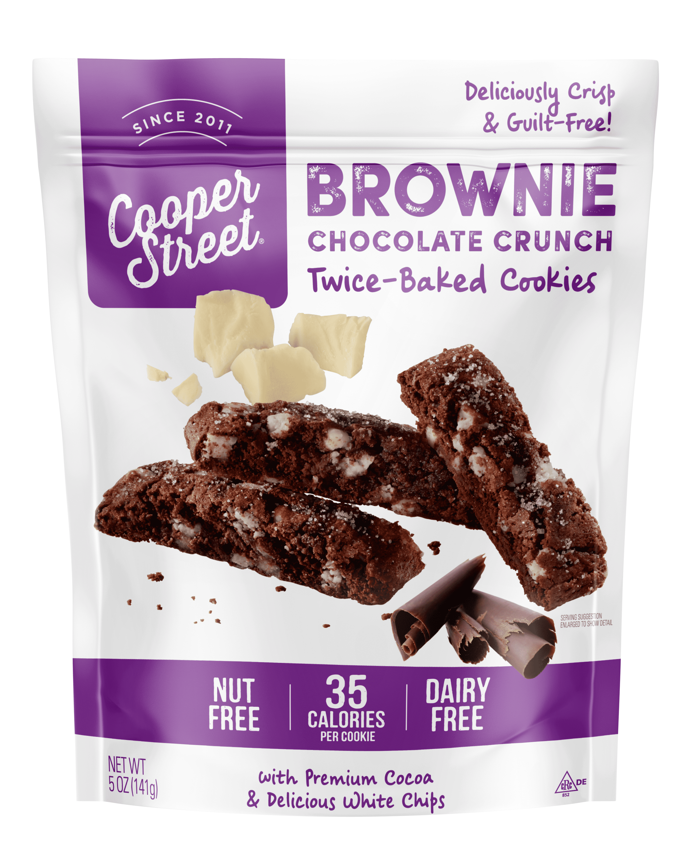 Cooper Street Cookies, Brownie Chocolate Crunch Cookies 6 units per case 5.0 oz