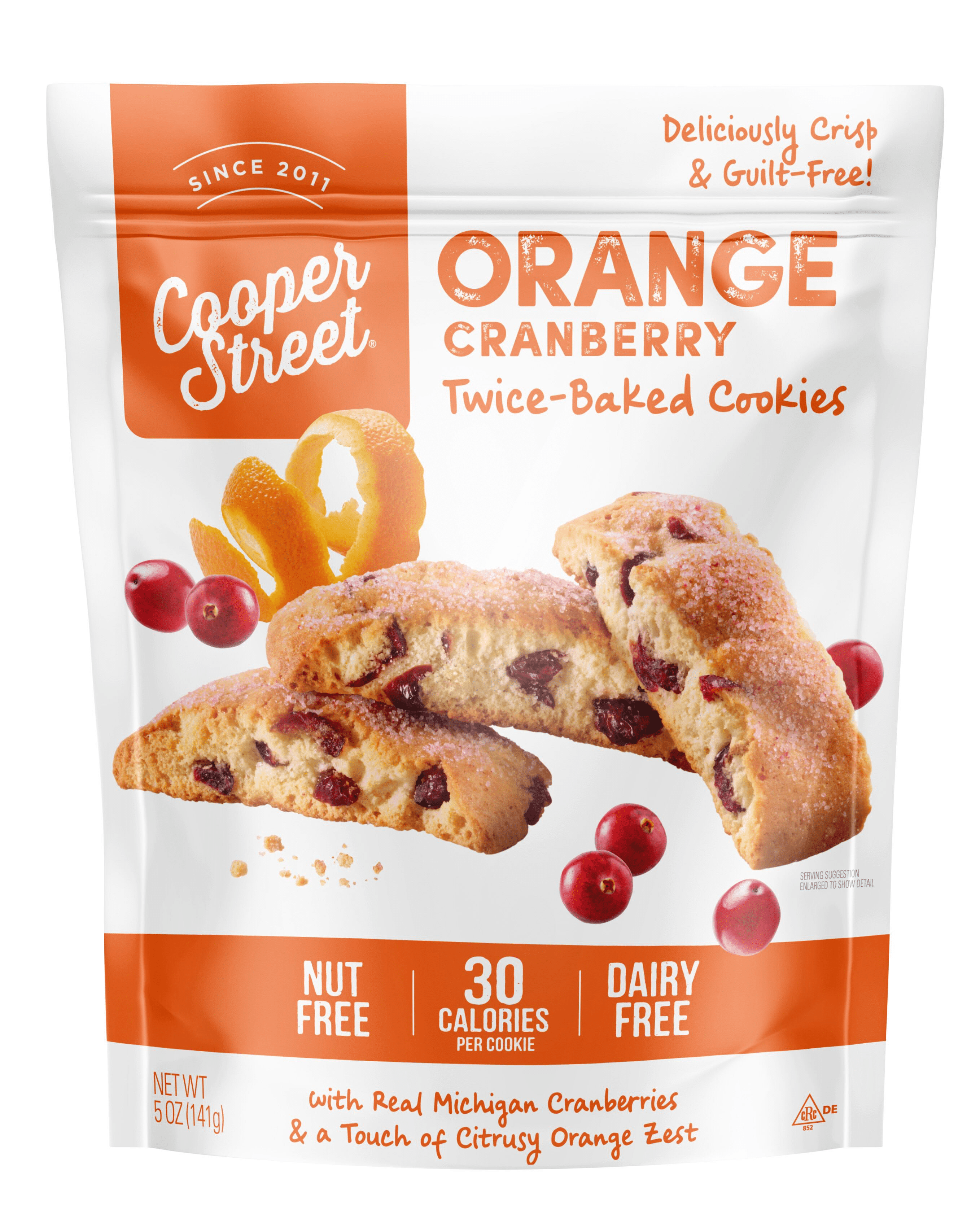 Cooper Street Cookies, Orange Cranberry Cookies 6 units per case 5.0 oz