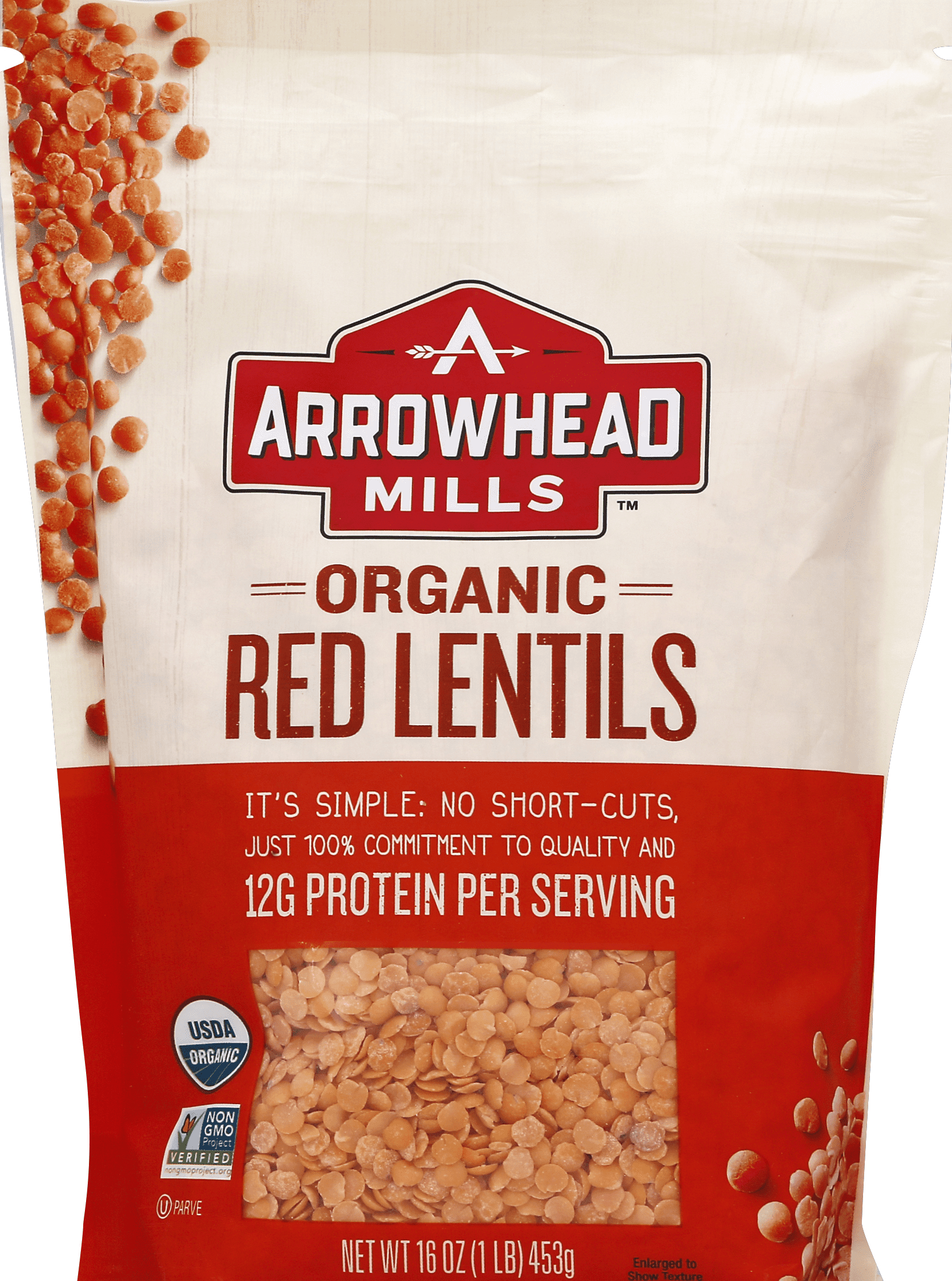 Arrowhead Mills Lentils Red 6 units per case 16.0 oz
