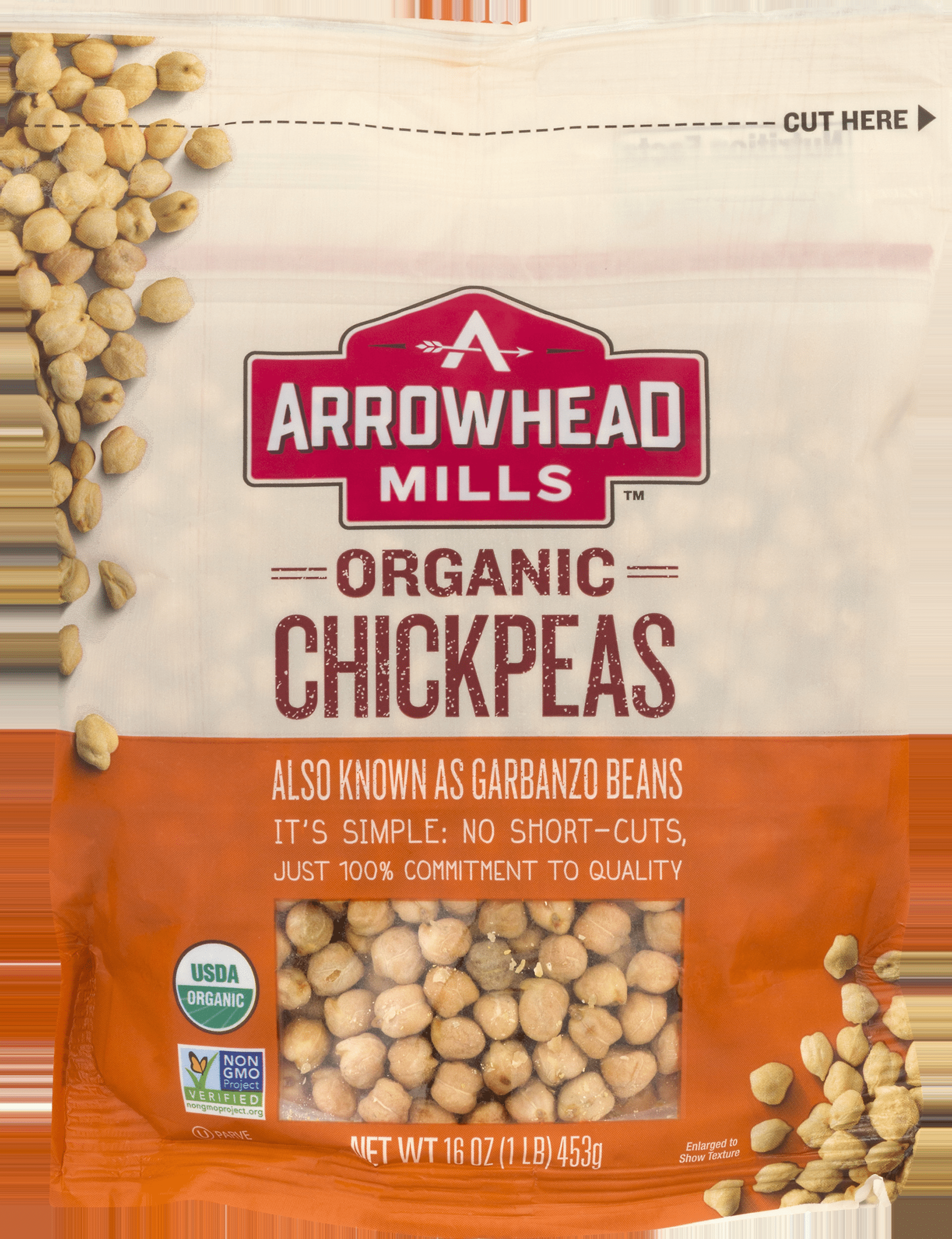Arrowhead Mills Garbanzo Beans 6 units per case 16.0 oz