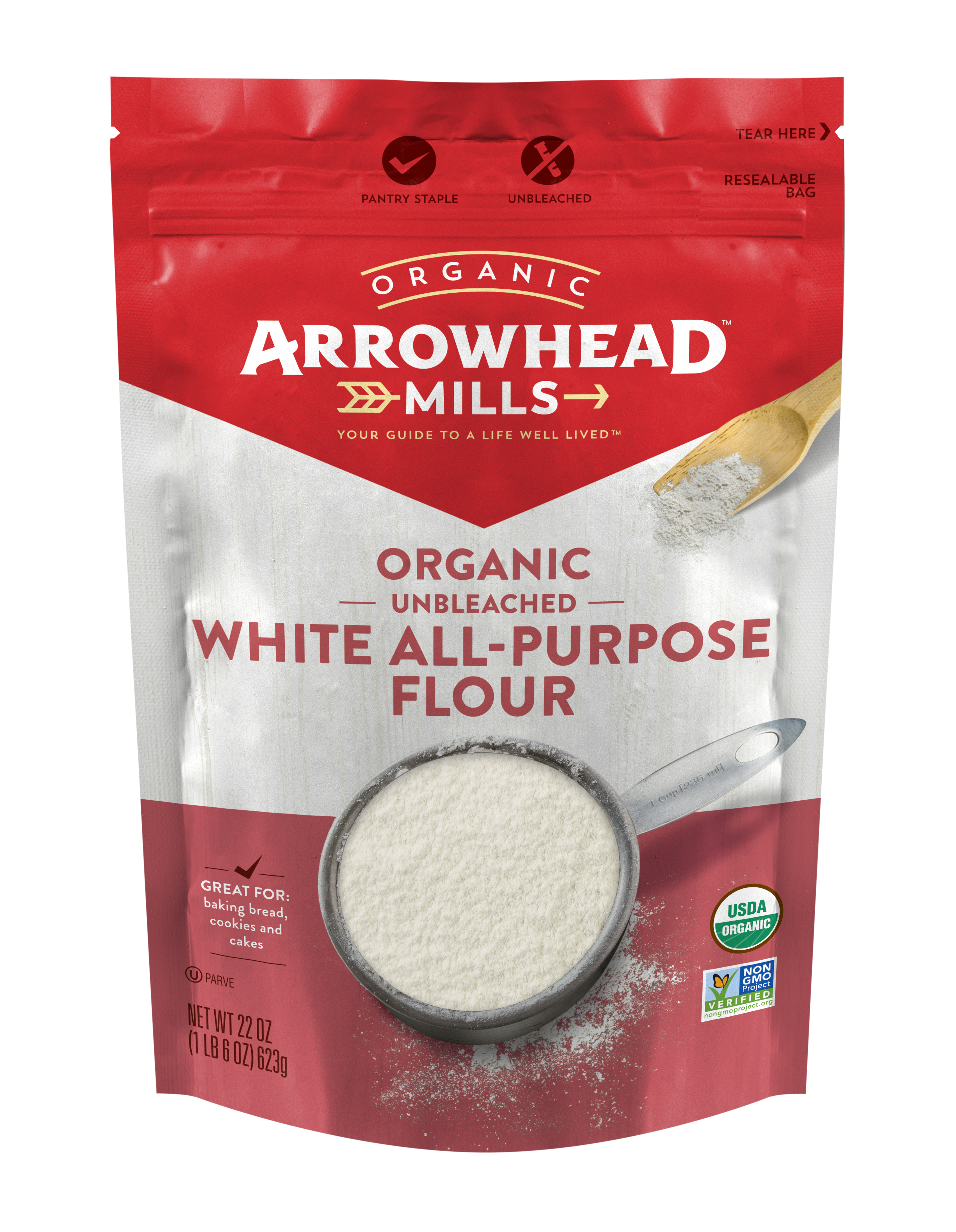 Arrowhead Mills White All-Purpose Flour 6 units per case 22.0 oz