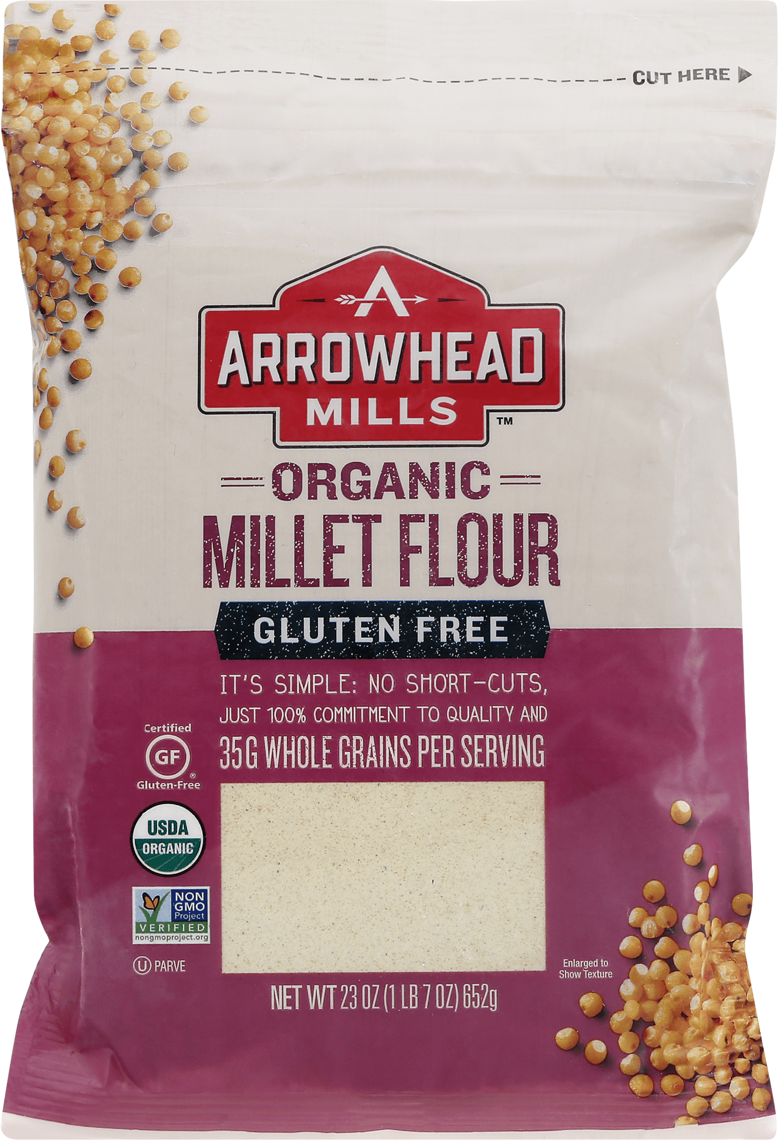 Arrowhead Mills Millet Flour 6 units per case 23.0 oz