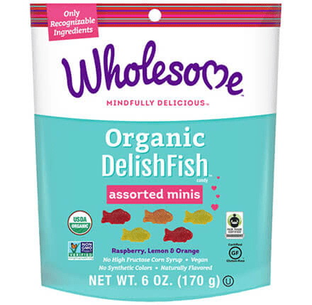 Wholesome Organic DelishFish Assorted Minis 6 units per case 6.0 oz