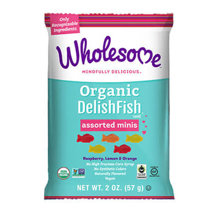 Wholesome Organic DelishFish Assorted Minis 12 units per case 2.0 oz