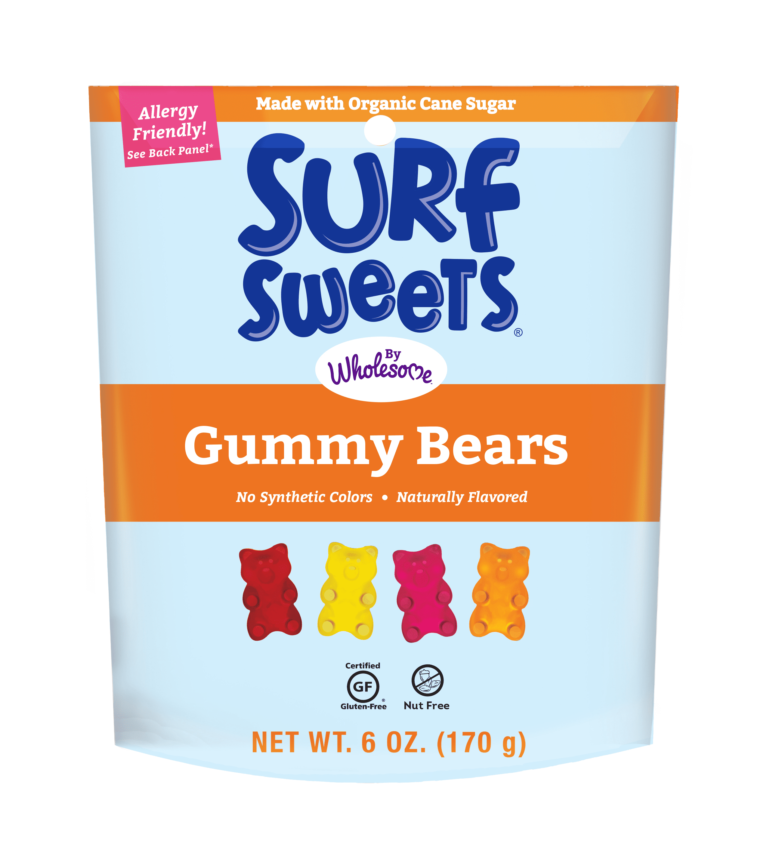 Surf Sweets Gummy Bears 6 units per case 6.0 oz