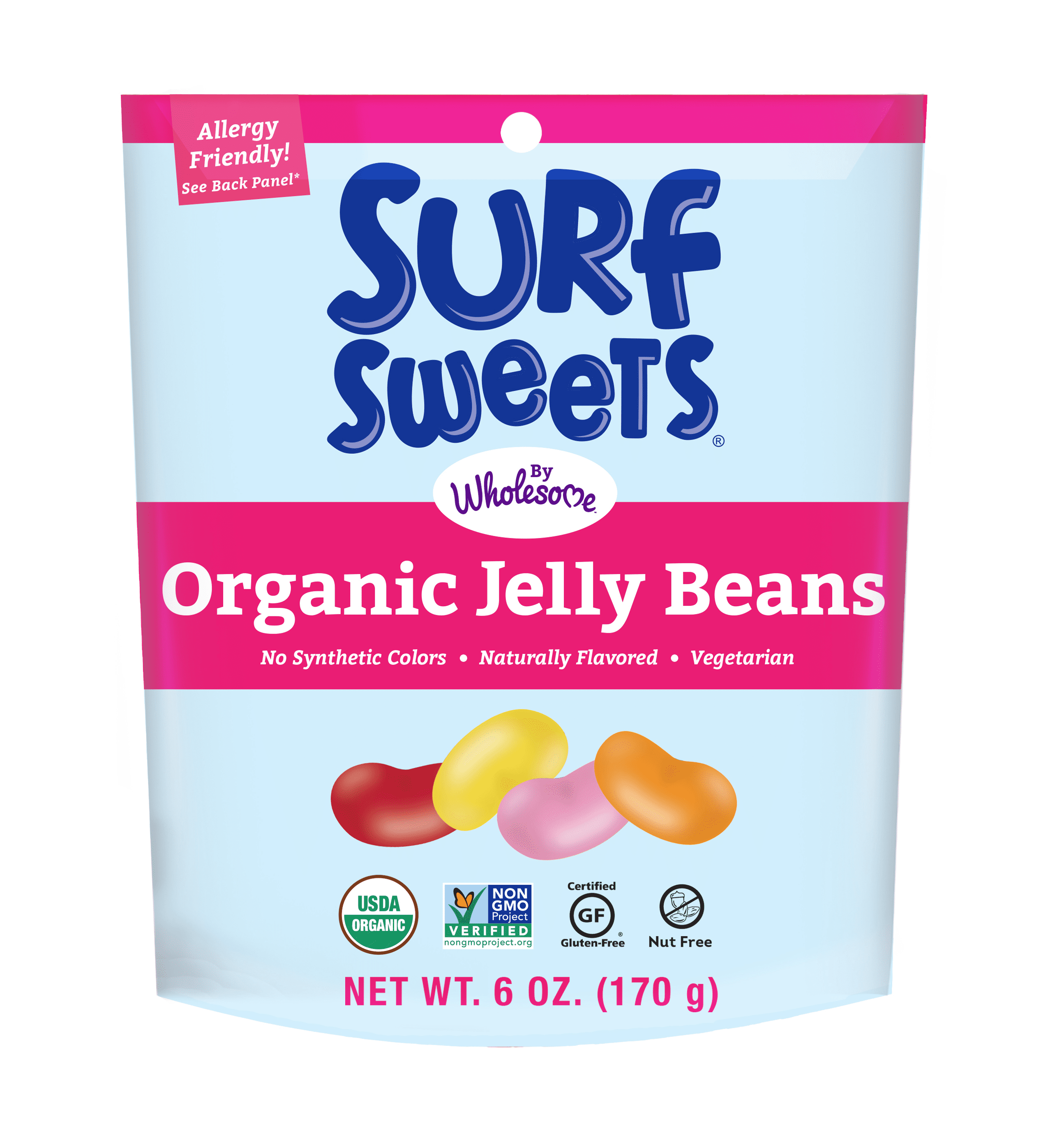 Surf Sweets Organic Jelly Beans 6 units per case 6.0 oz