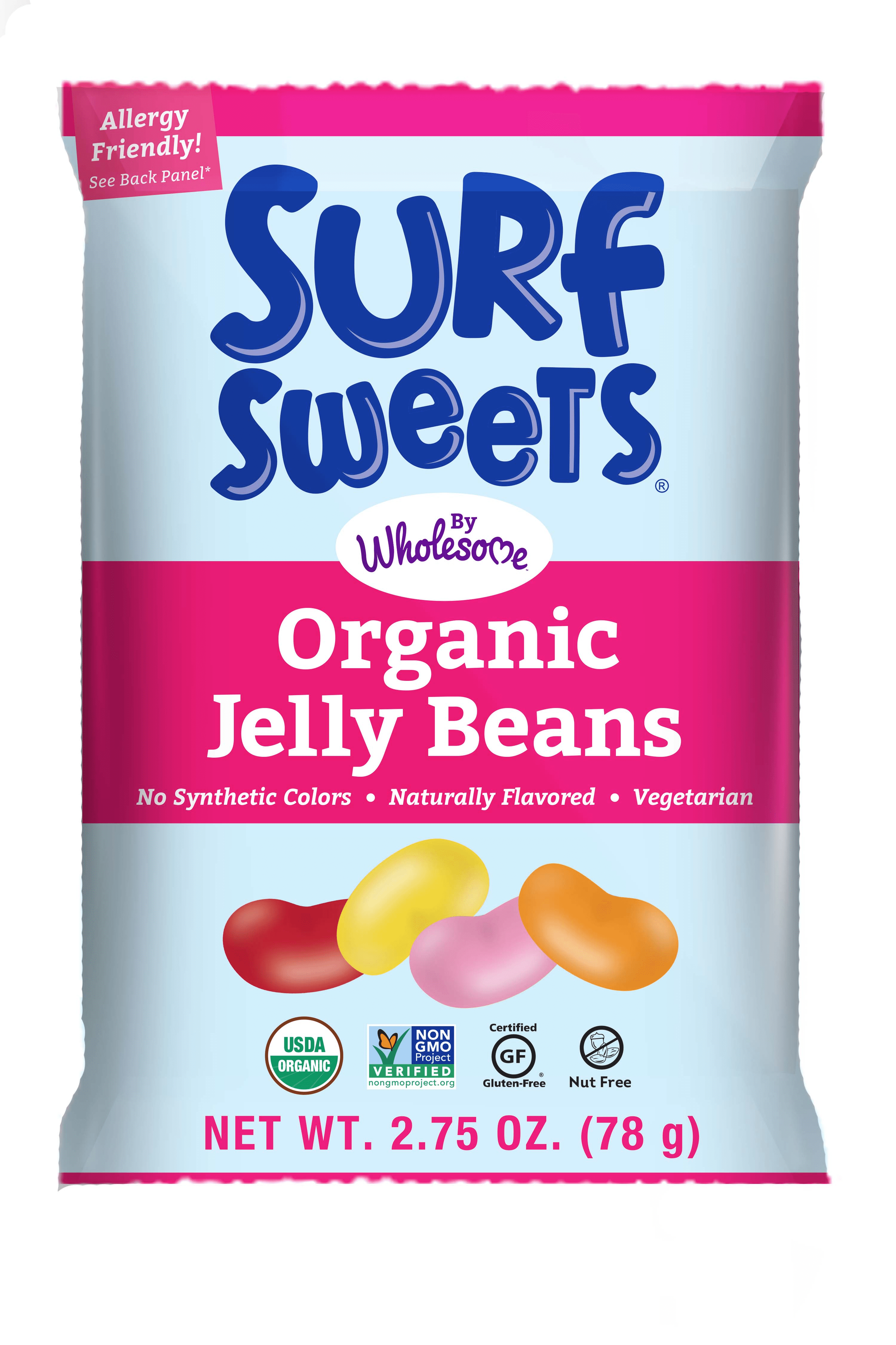 Surf Sweets Organic Jelly Beans 12 units per case 2.8 oz