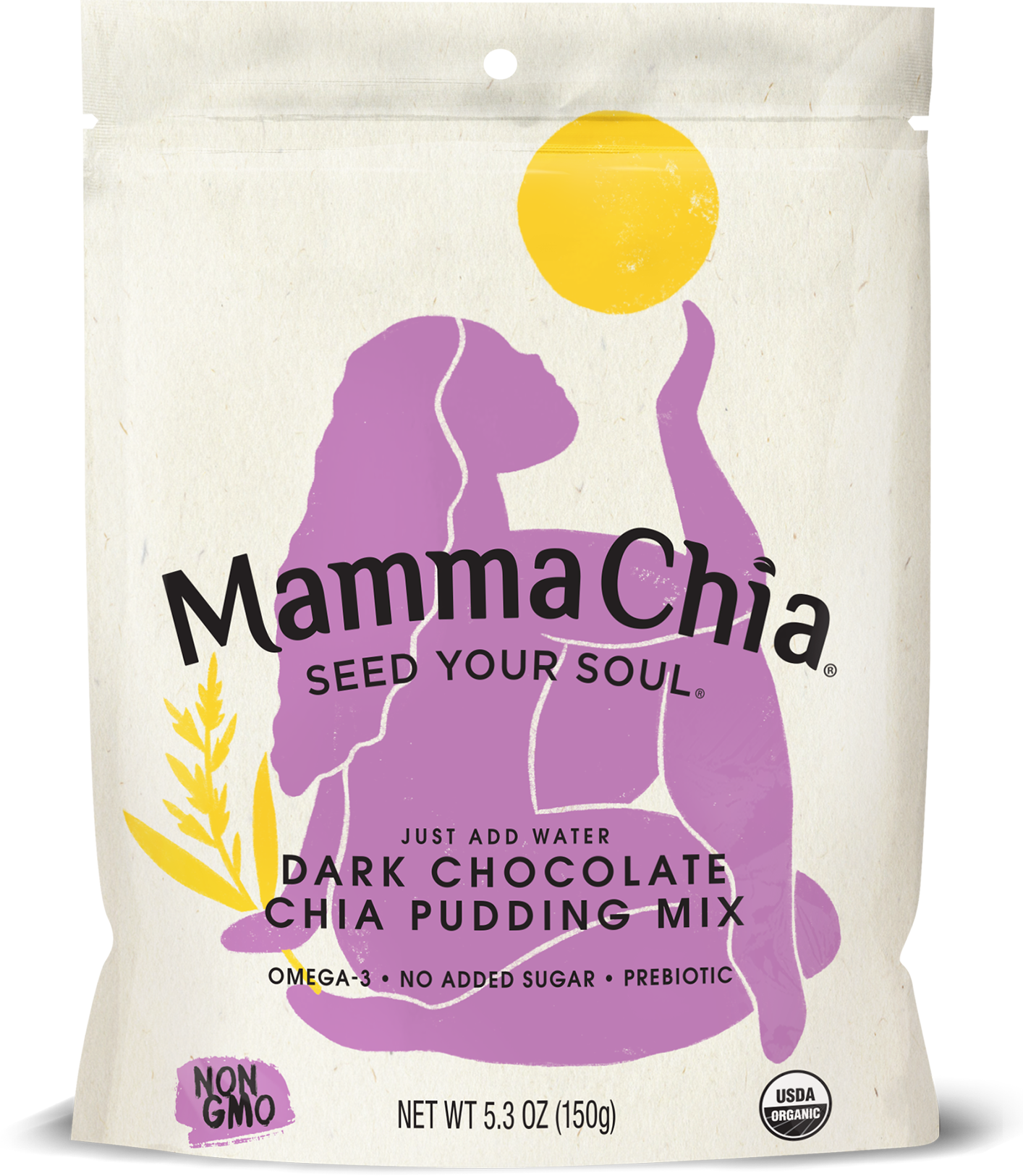 Mamma Chia Organic Chia Pudding Mix - Dark Chocolate 6 units per case 5.3 oz