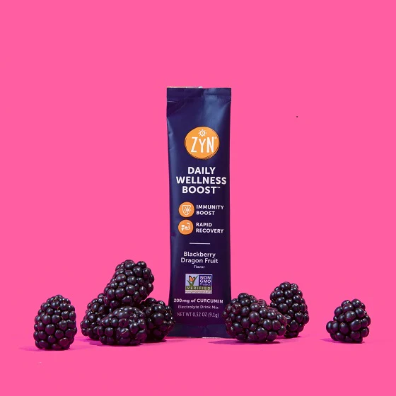 Drink ZYN Daily Wellness Boost Drink Mix - Blackberry Dragonfruit 10 innerpacks per case 8.0 oz