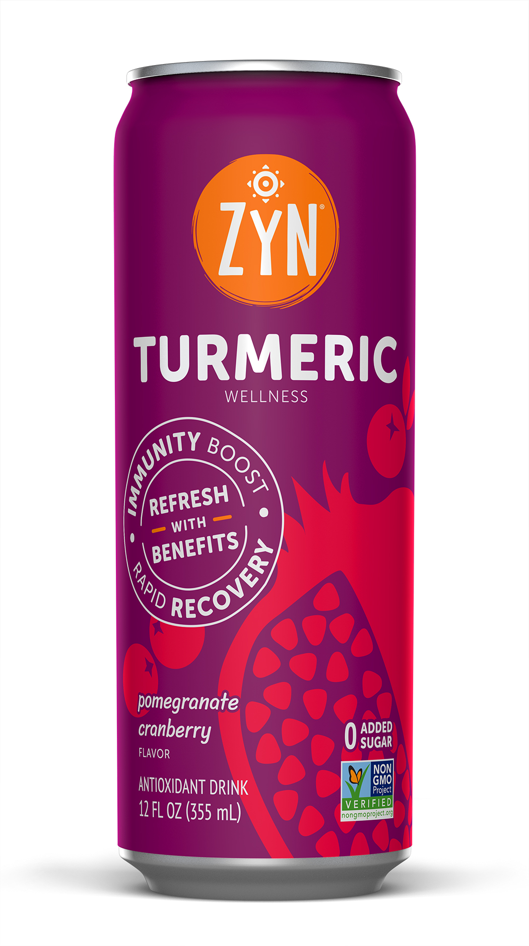 ZYN Immunity & Recovery Drinks - Pomegranate Cranberry 6 units per case 15.0 fl