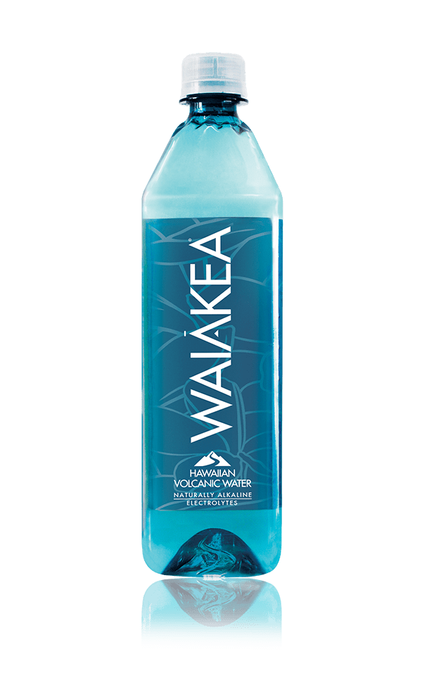 Waiakea Premium Bottled Naturally Alkaline Hawaiian Volcanic Water 15 units per case 23.7 fl