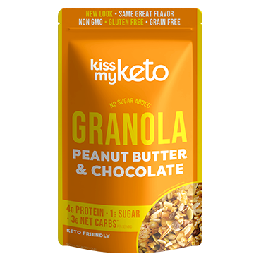''Kiss My Keto, Granola Peanut Butter & Chocolate Chips'' 6 units per case 9.5 oz