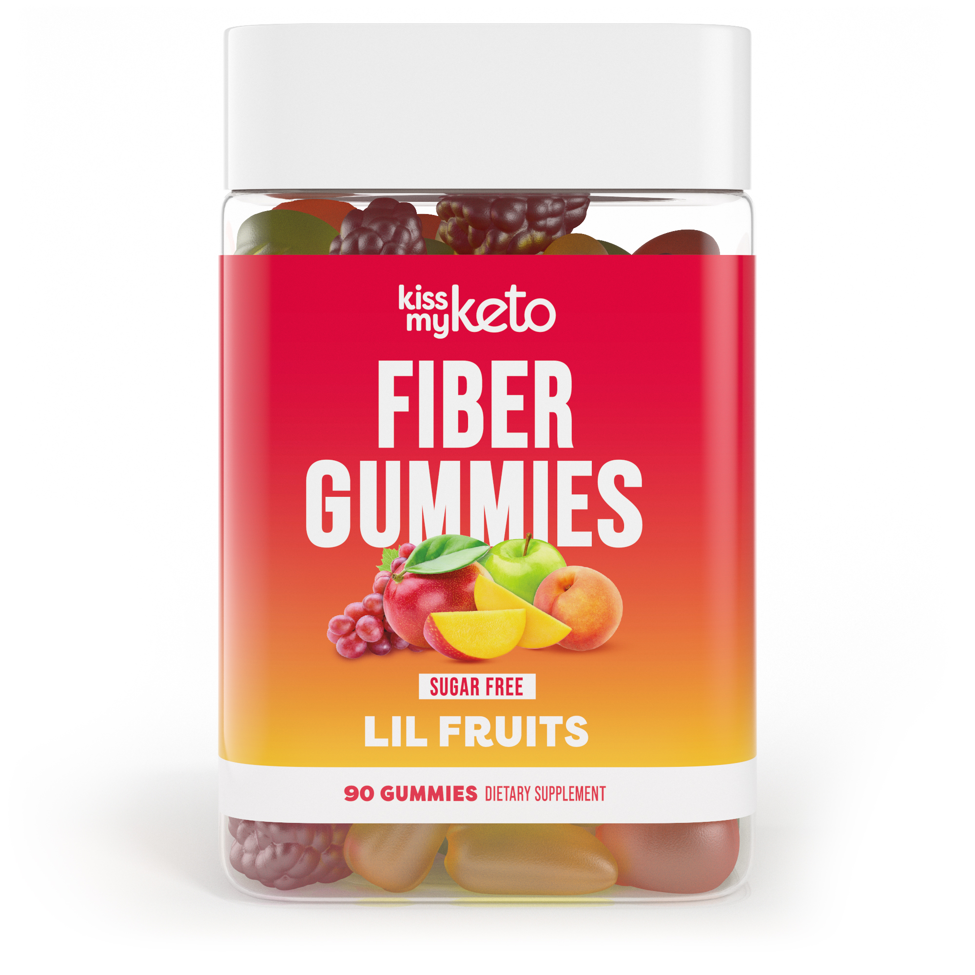 Kiss My Keto Fiber Gummies - Lil Fruits 24 units per case 0.5 lb