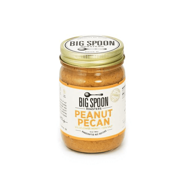 Big Spoon Roasters, Peanut Pecan Butter with Honey & Sea Salt, 6 units per case 13.0 oz