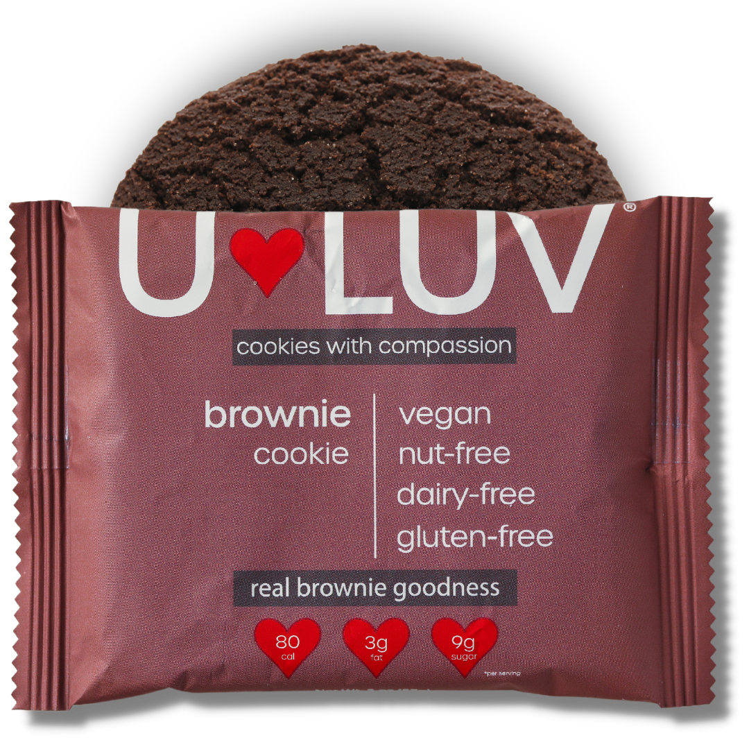 U-LUV Foods Brownie Cookies 6 innerpacks per case 24.0 oz