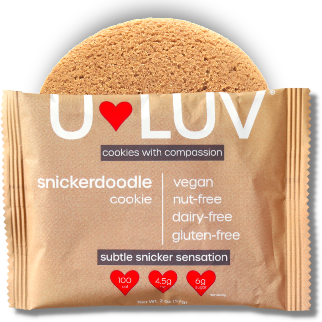 U-LUV Foods Snickerdoodle Cookies 6 innerpacks per case 24.0 oz