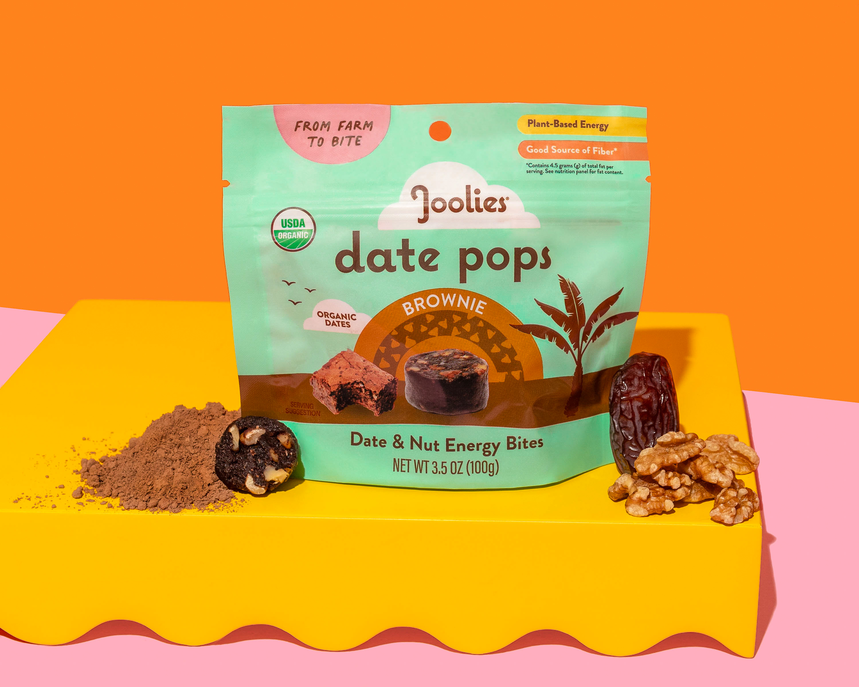 Date Pops Brownie 3.5 oz 6 units per case 3.5 oz
