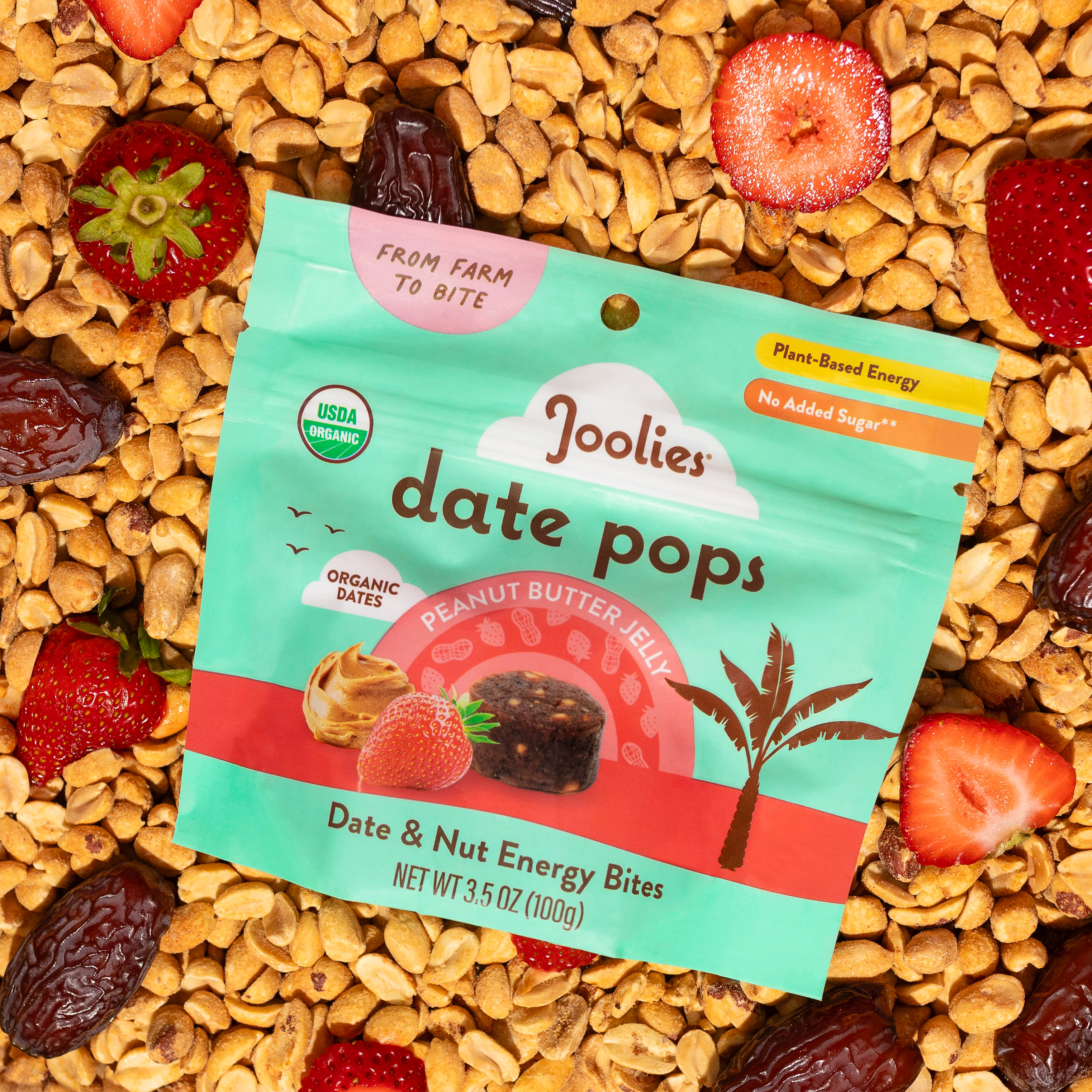 Date Pops Peanut Butter Jelly 3.5 oz 6 units per case 3.5 oz