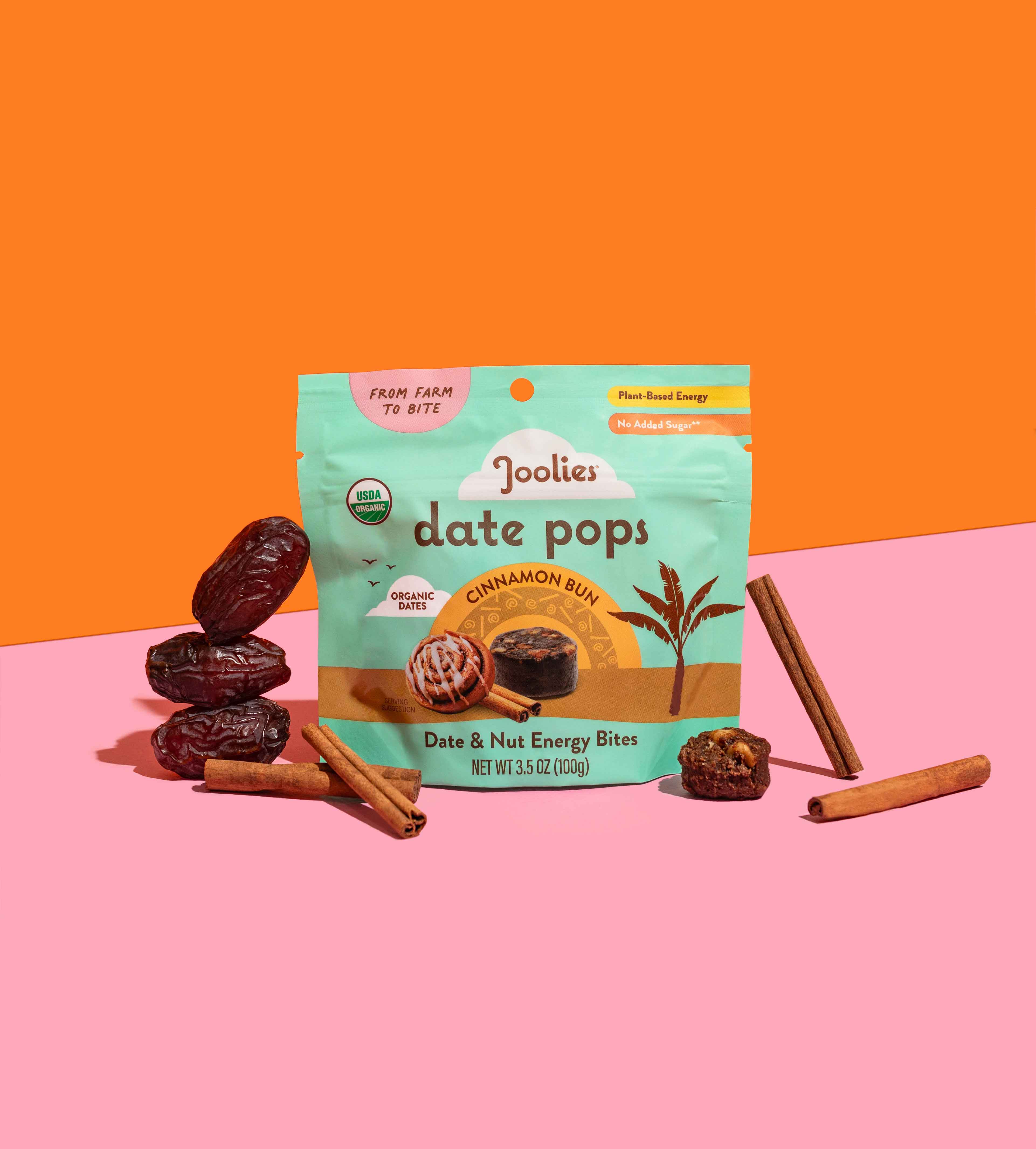 Date Pops - Cinnamon Bun 6ct 6 units per case 3.5 oz
