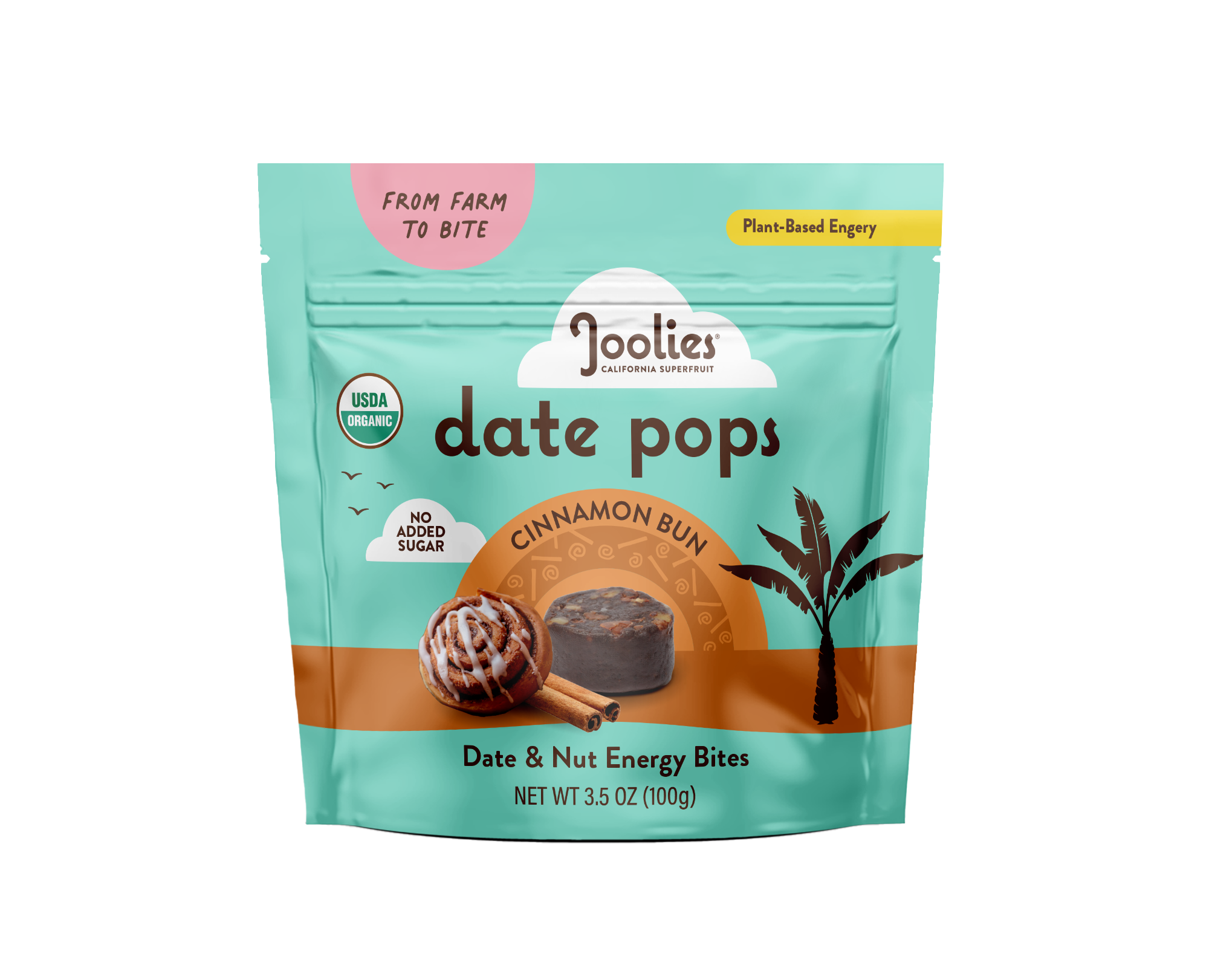 Date Pops - Cinnamon Bun 6ct 6 units per case 3.5 oz