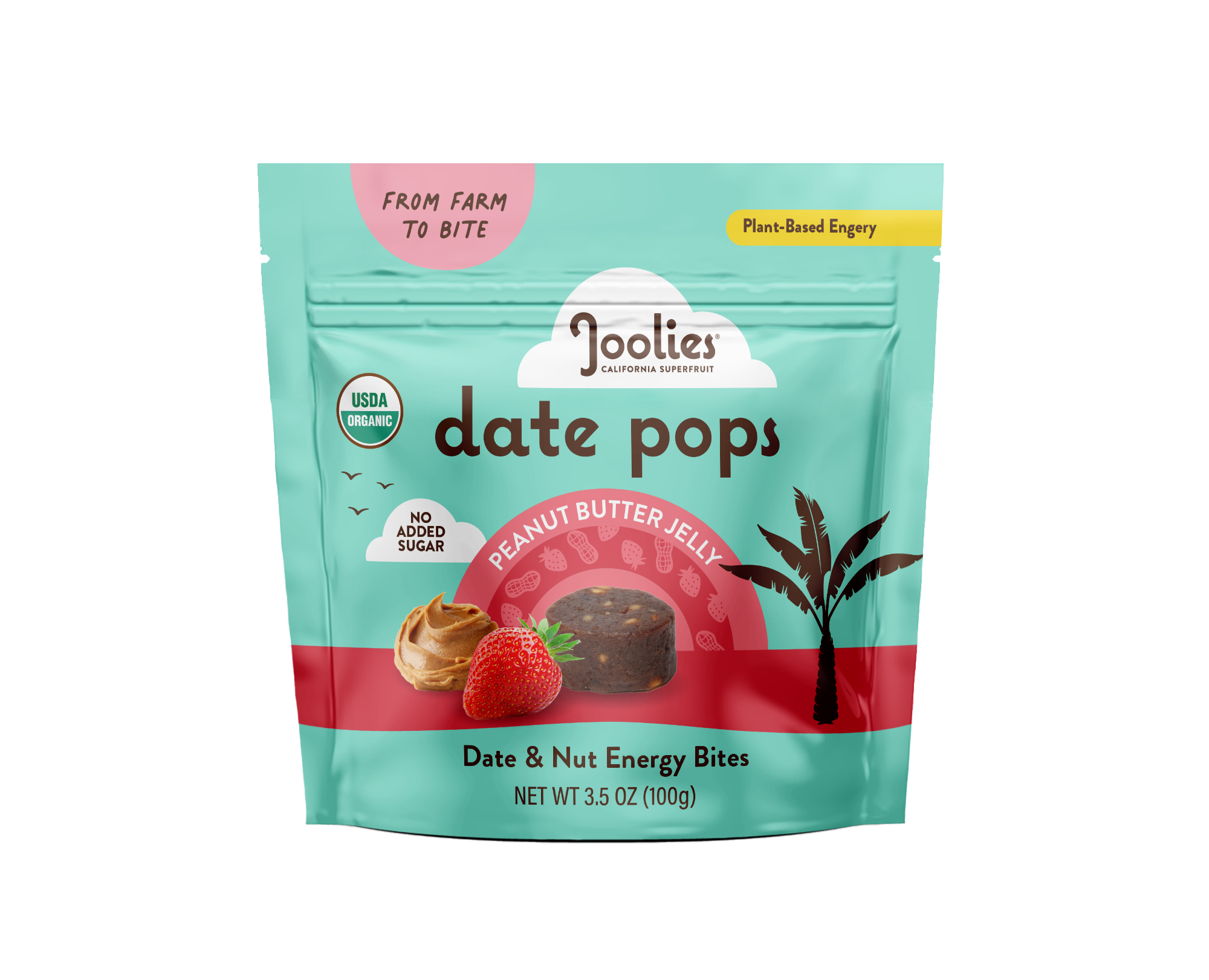 Date Pops Peanut Butter Jelly 3.5 oz 6 units per case 3.5 oz