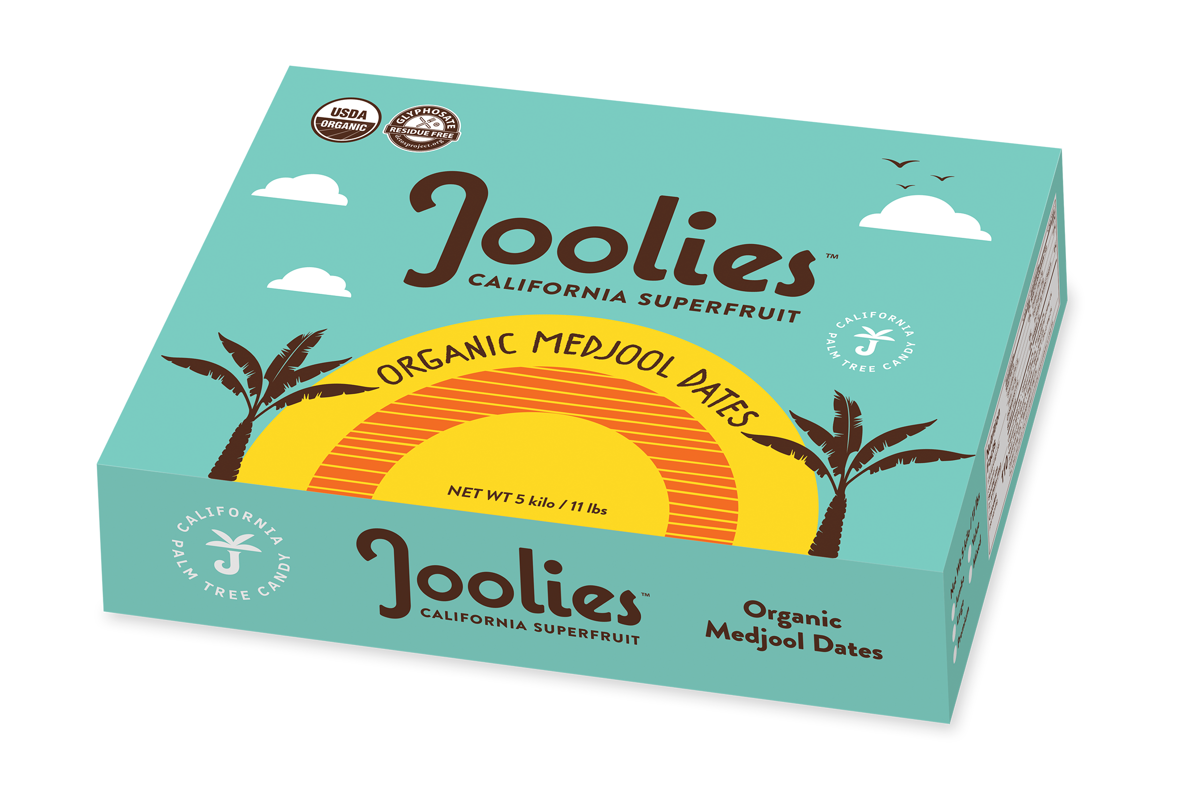 Joolies Organic Medjool Dates, Whole, Large BULK 1 units per case 11.0 lbs