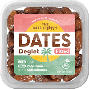 ''The Date Shoppe Deglet Noor, Pitted'' 12 units per case 12.0 oz