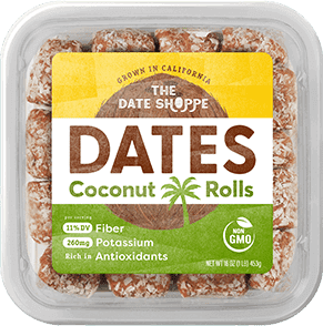 ''The Date Shoppe, Coconut Rolls'' 12 units per case 12.0 oz