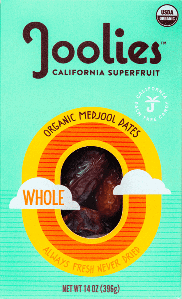 Joolies Organic Whole Medjool Dates 12 units per case 9.0 oz